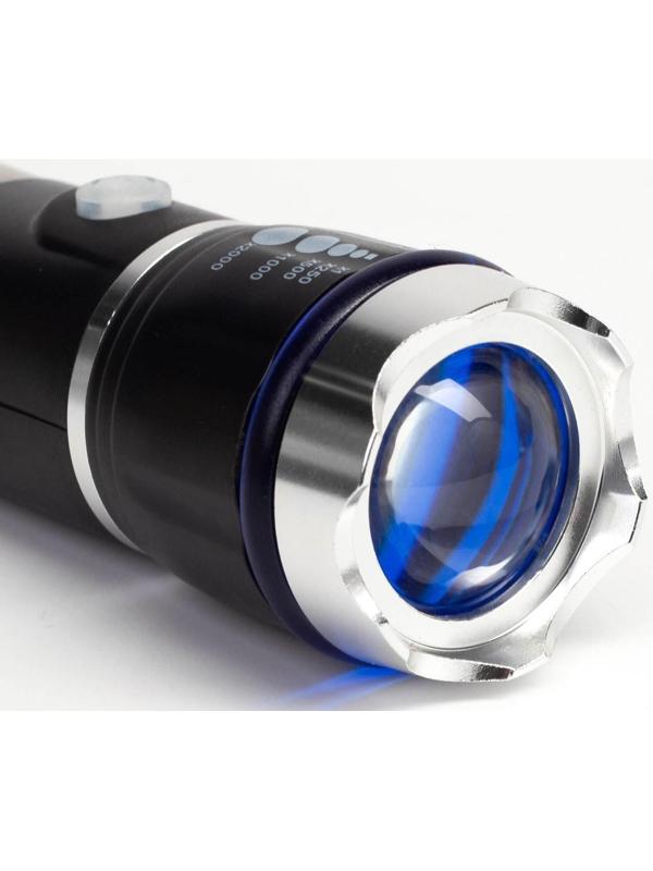 Фонарь-мультитул 6 в 1, 3 Вт, 100 лм, OSL, zoom, аварийный молоток, стропорез