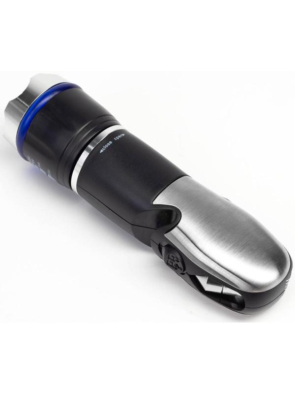 Фонарь-мультитул 6 в 1, 3 Вт, 100 лм, OSL, zoom, аварийный молоток, стропорез