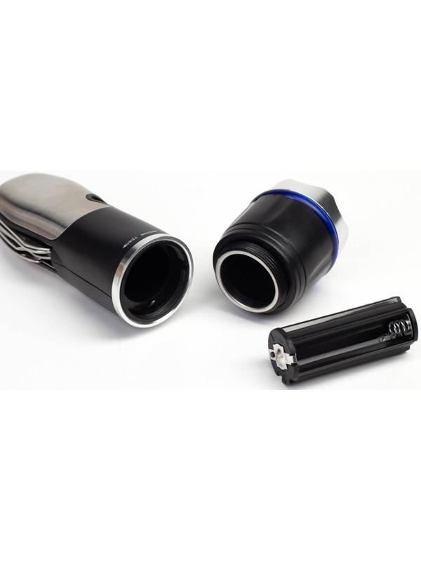 Фонарь-мультитул 6 в 1, 3 Вт, 100 лм, OSL, zoom, аварийный молоток, стропорез