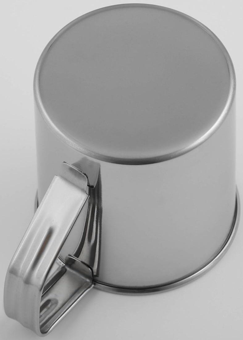 Кружка из нержавеющей стали Доляна «Тарун», 300 мл, 11×7,7×10 см, с крышкой