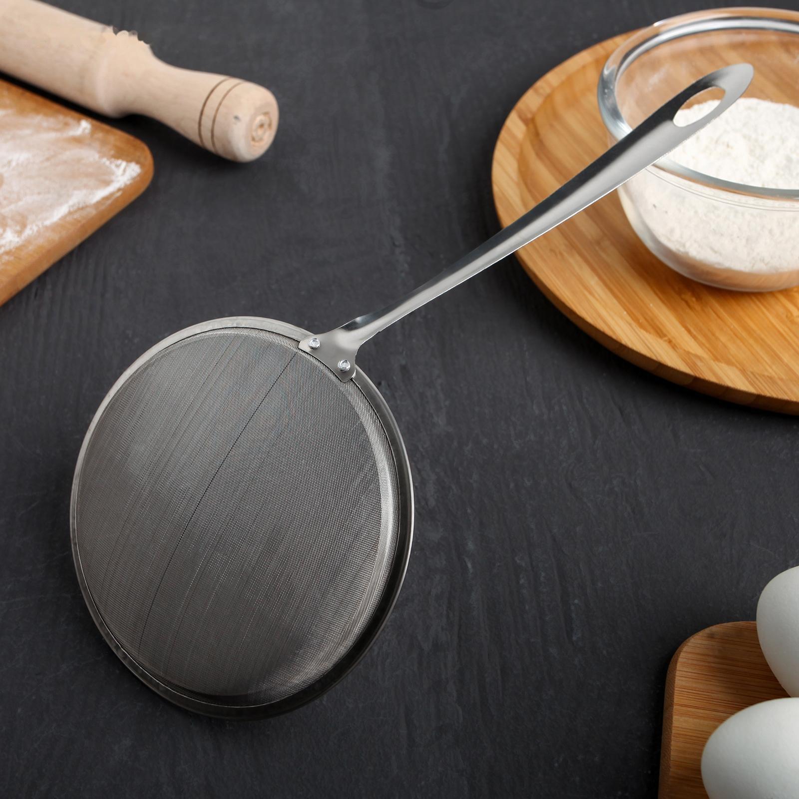 Сито для снятия пены Доляна «Металлик», 30×13 см