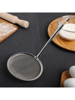 Сито для снятия пены Доляна «Металлик», 30×13 см