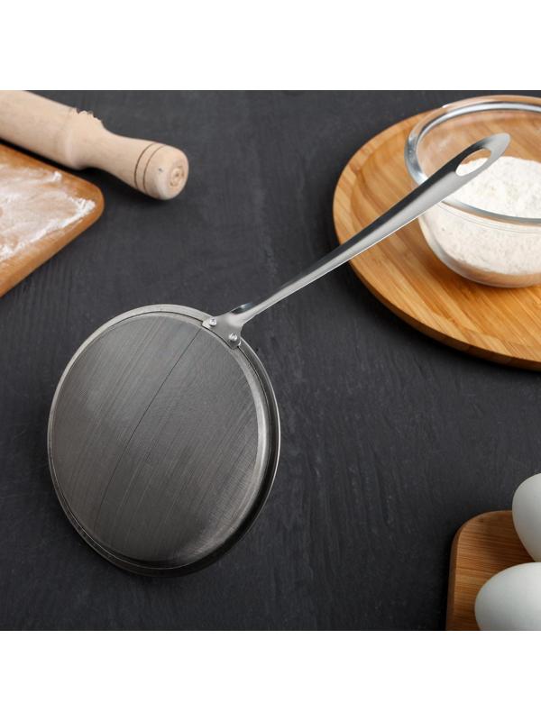 Сито для снятия пены Доляна «Металлик», 30×13 см