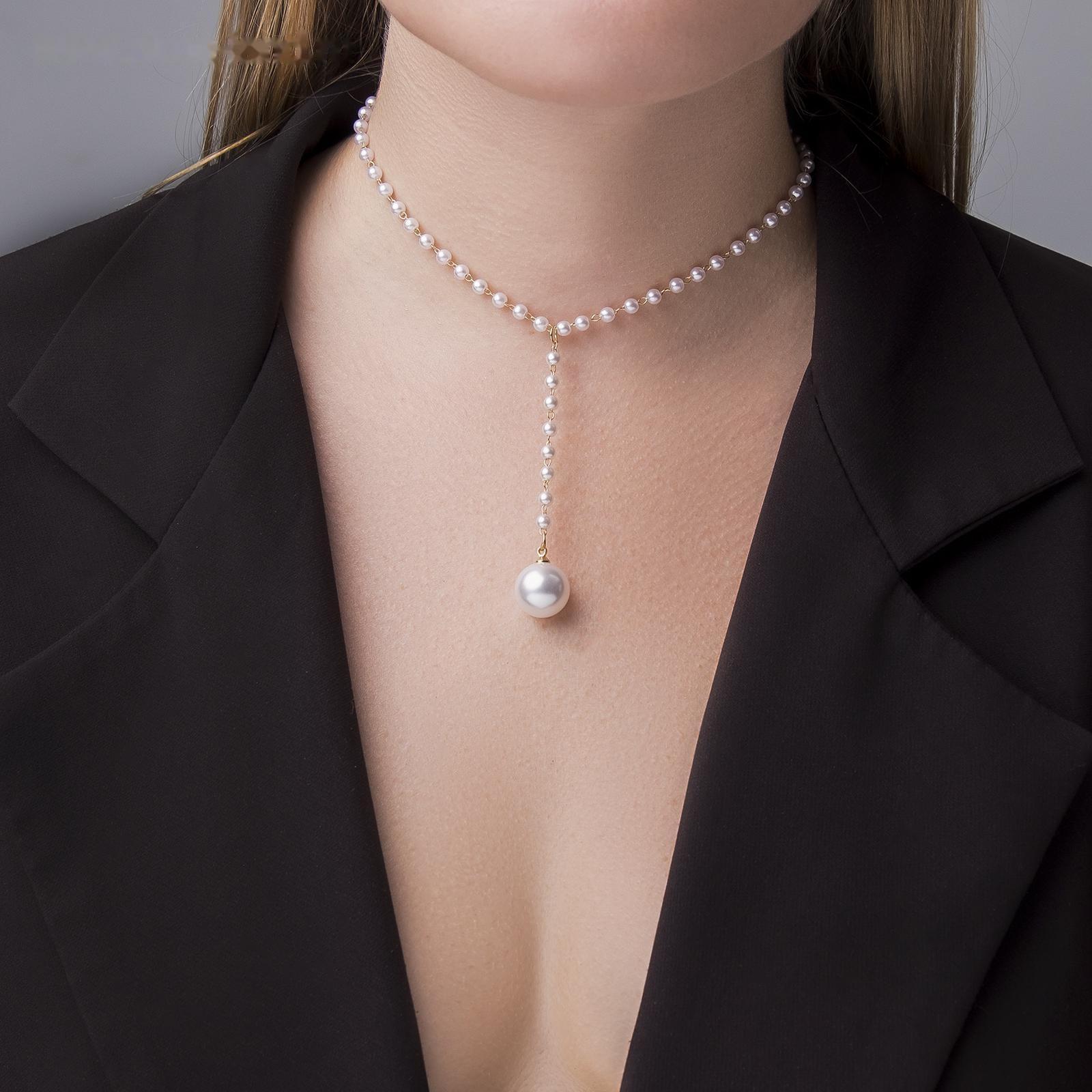 Кулон с жемчугом 