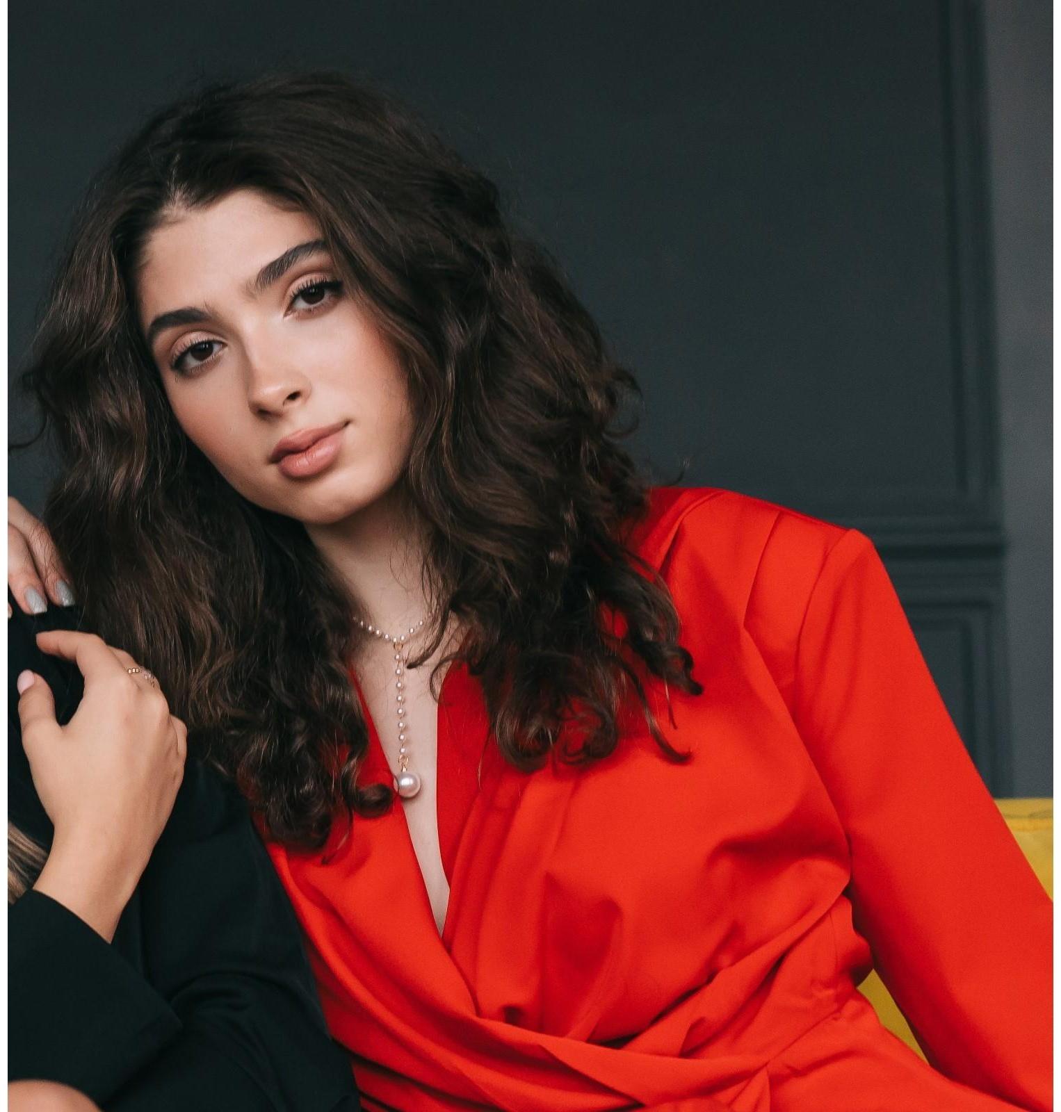 Кулон с жемчугом 