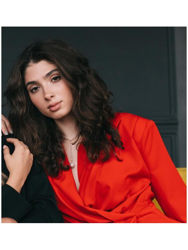 Кулон с жемчугом 