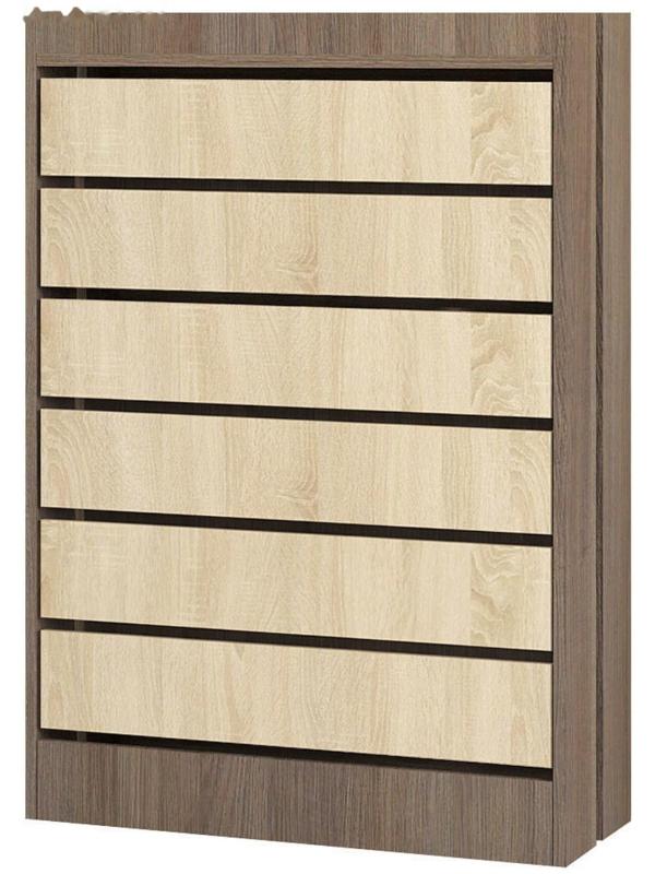 Обувница ЯПТ-2 Ямайка 700x271x1026 ясень шимо темный /дуб сонома