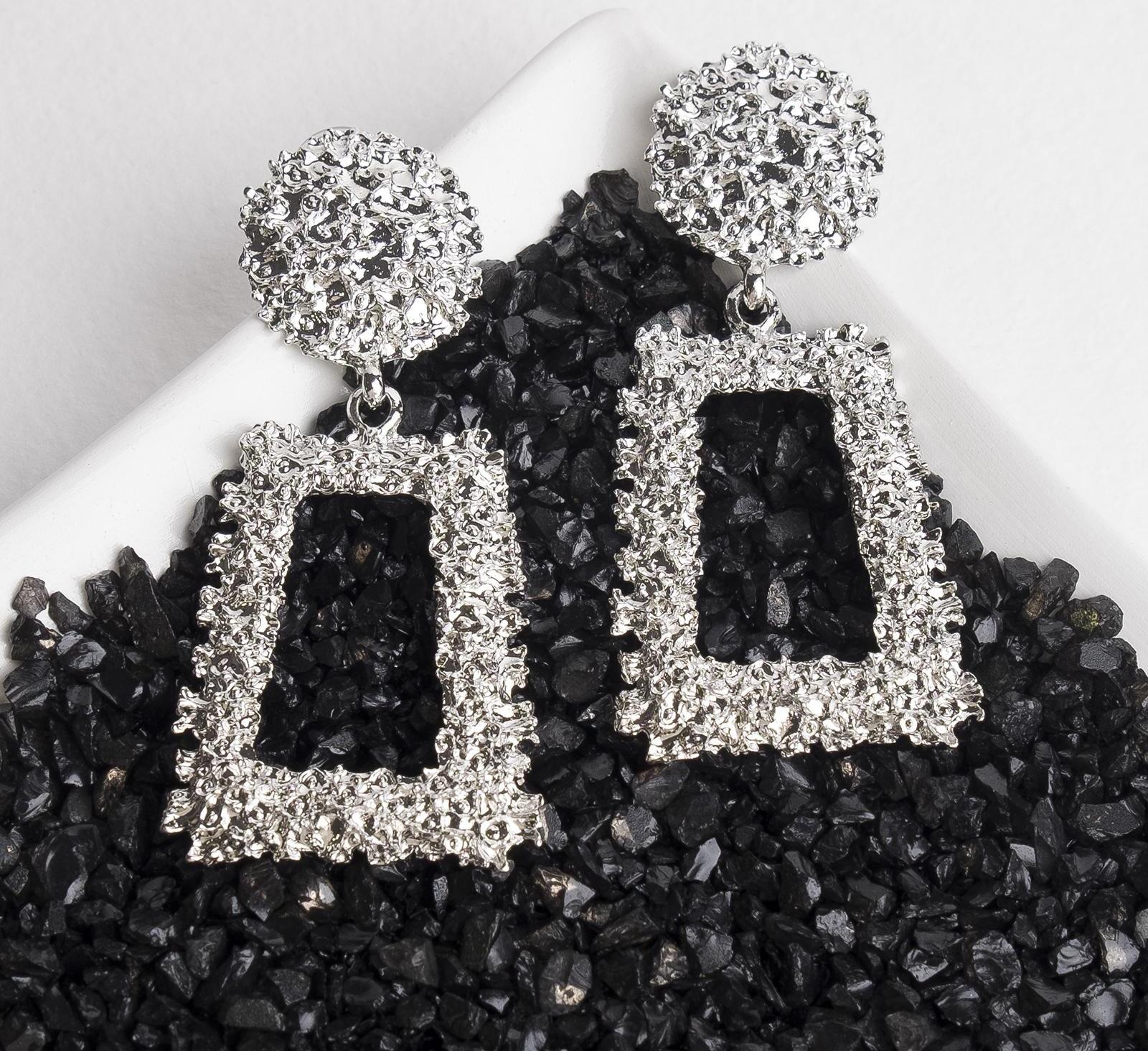 Серьги металл 