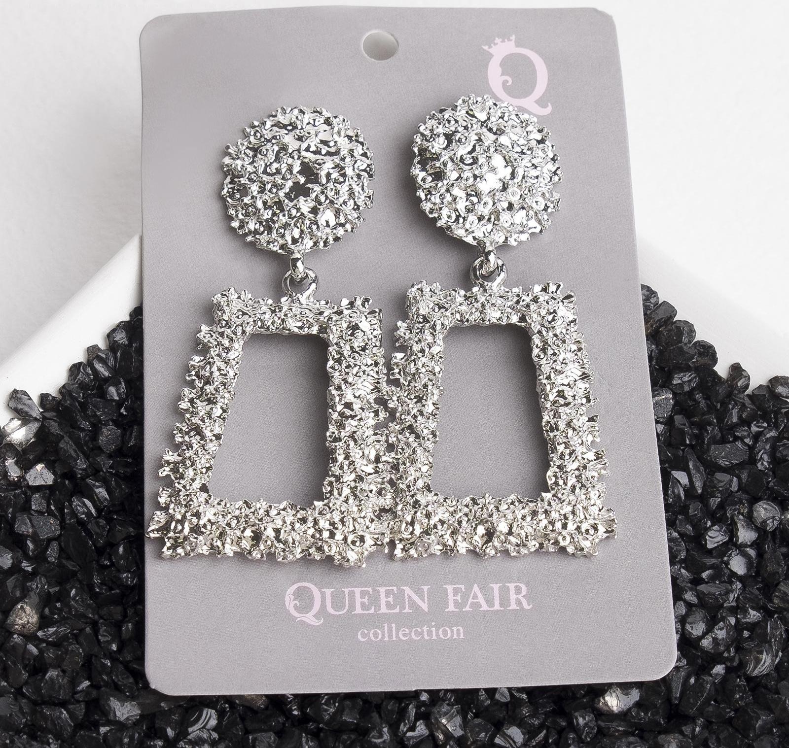 Серьги металл 