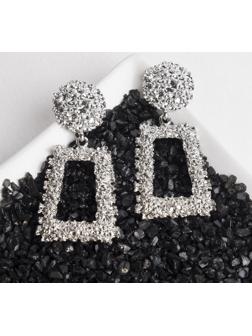 Серьги металл 