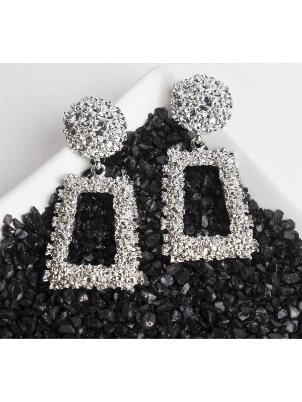 Серьги металл 