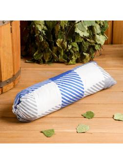 Валик из стружки можжевельника, маленький, 10×30 см  МИКС