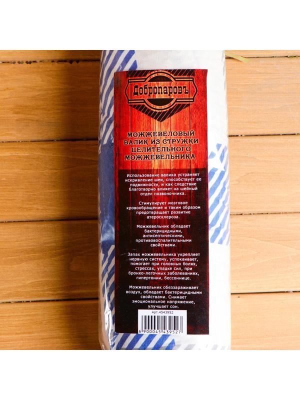Валик из стружки можжевельника, маленький, 10×30 см  МИКС