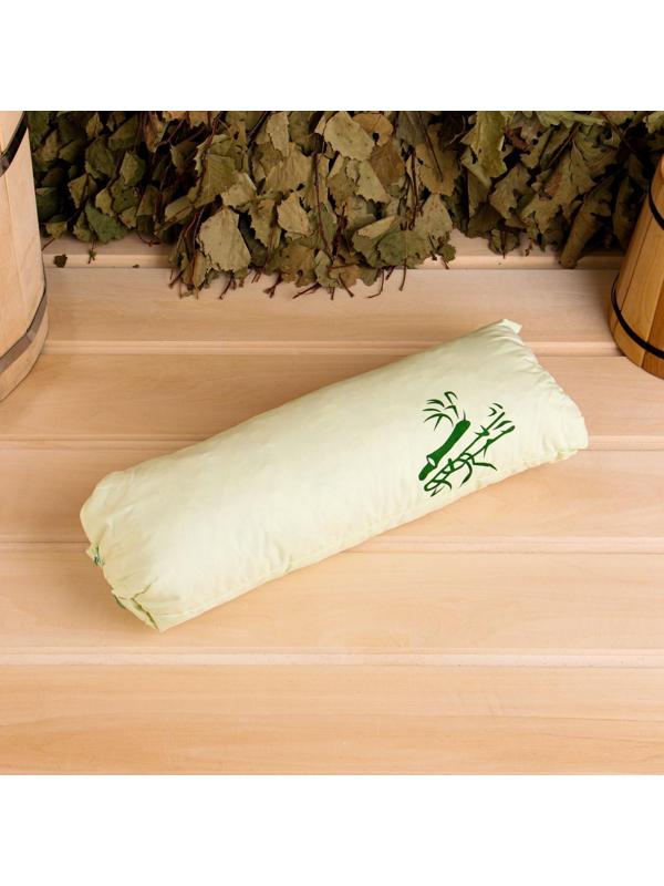 Валик из стружки можжевельника, маленький, 10×30 см  МИКС