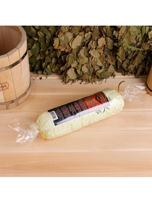 Валик из стружки можжевельника, маленький, 10×30 см  МИКС