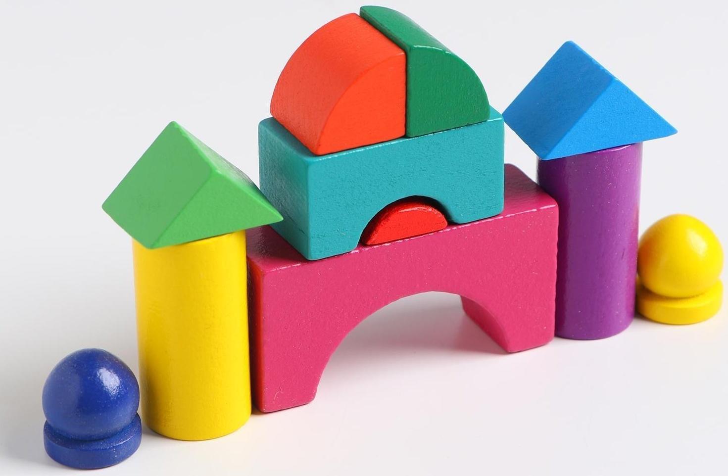 Конструктор «Городок». Набор №1, детали: 6 × 3 см, 2 × 4 см