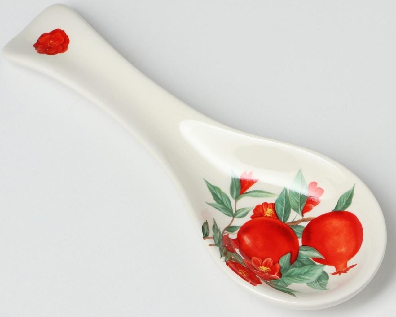 Подставка под ложку Доляна «Гранат», 22,3×7,1 см