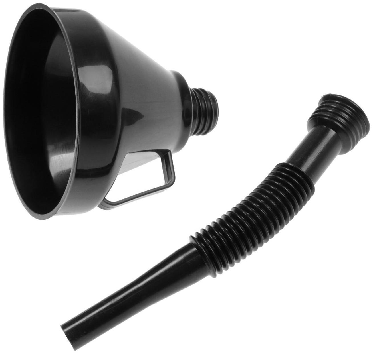 Воронка TORSO гофра для ГСМ с сеткой, разборная, диаметр 160 мм, высота 360 мм