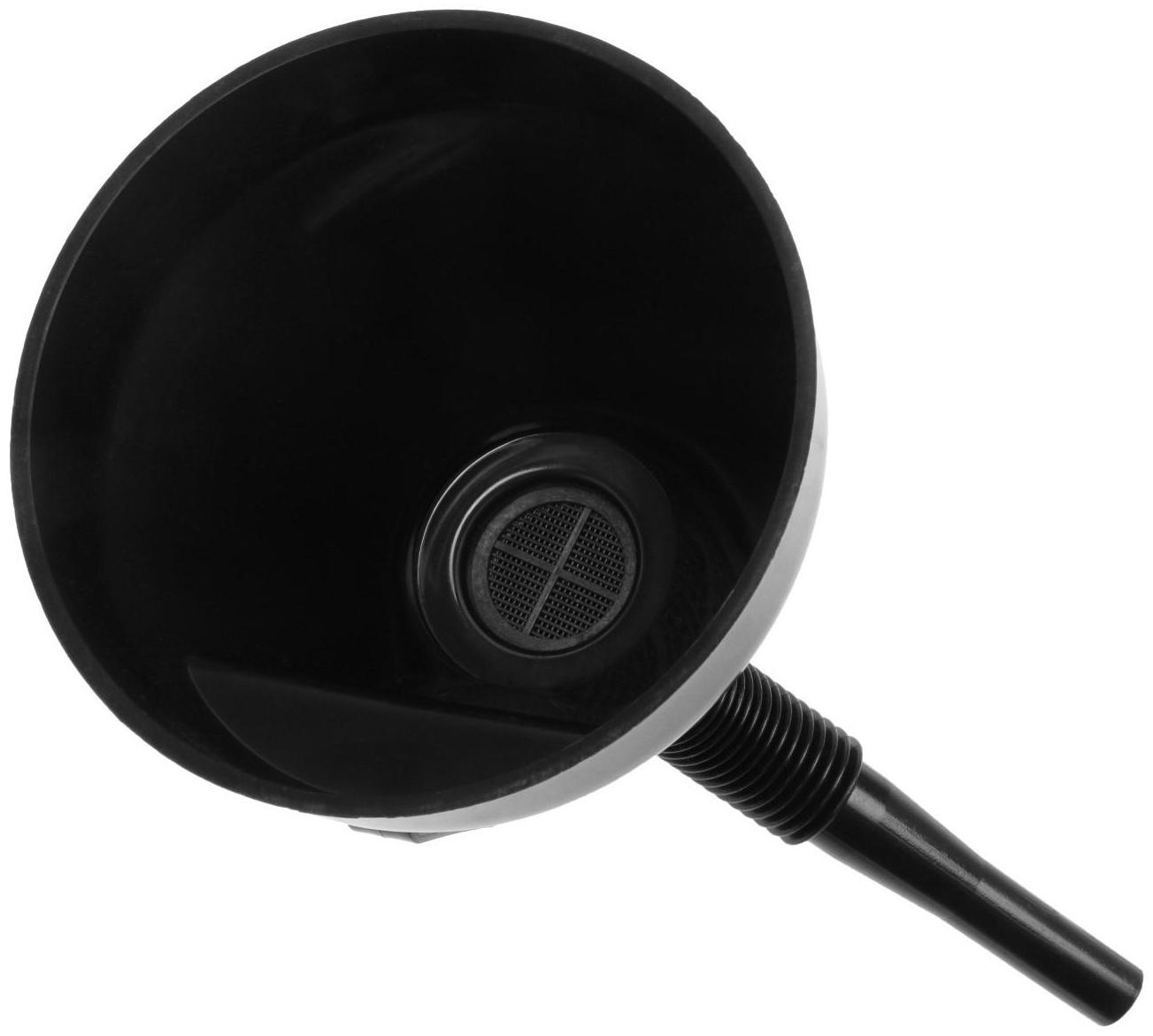 Воронка TORSO гофра для ГСМ с сеткой, разборная, диаметр 160 мм, высота 360 мм