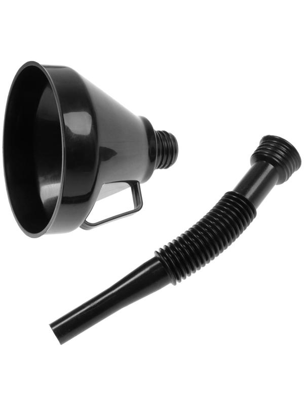 Воронка TORSO гофра для ГСМ с сеткой, разборная, диаметр 160 мм, высота 360 мм