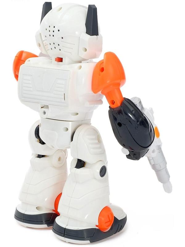 Робот «Бой с роботом», световые и звуковые эффекты, работает от батареек