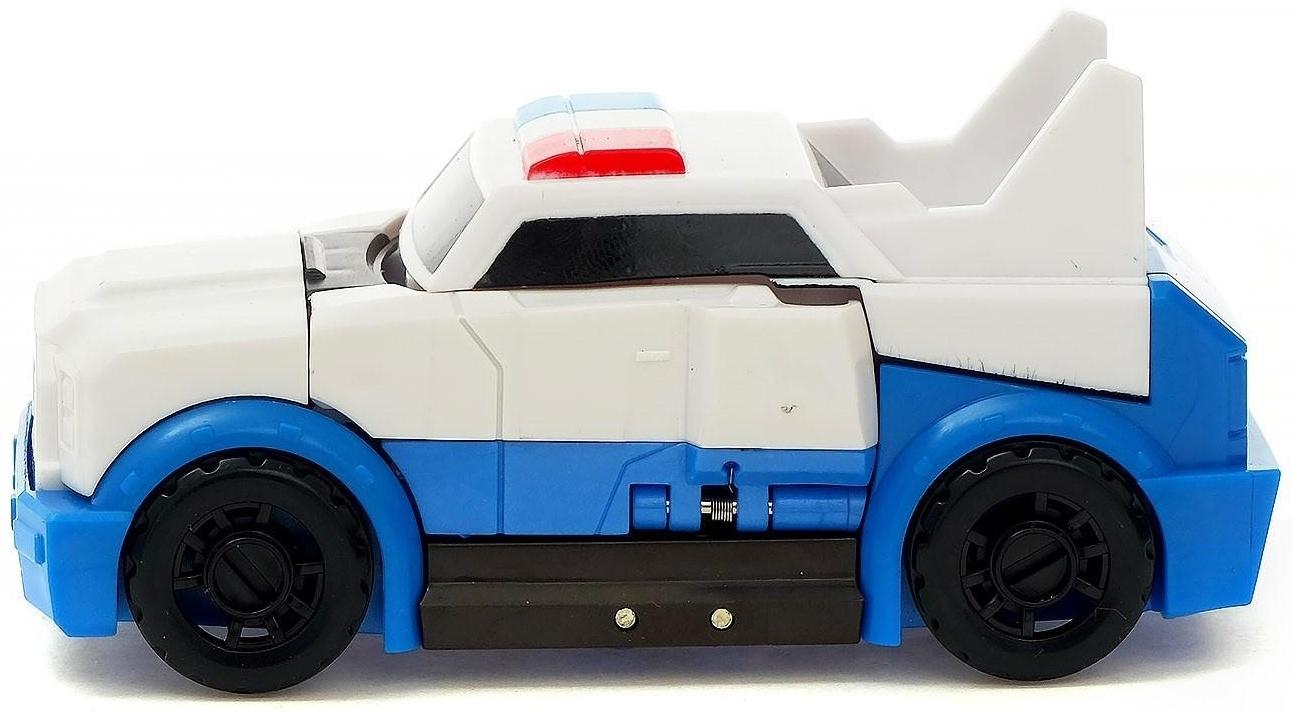 Робот «Полицейский», трансформируется одним движением