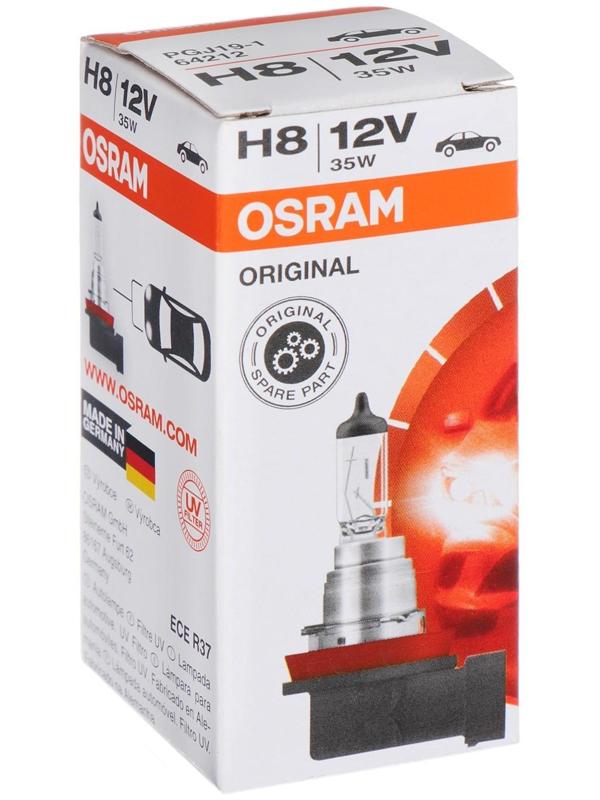 Лампа автомобильная Osram, H8, 12 В, 35 Вт, 64212