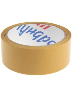 Лента двусторонняя ТУНДРА, полипропиленовая, прозрачная основа, 90 мкм, 36 мм х 10 м