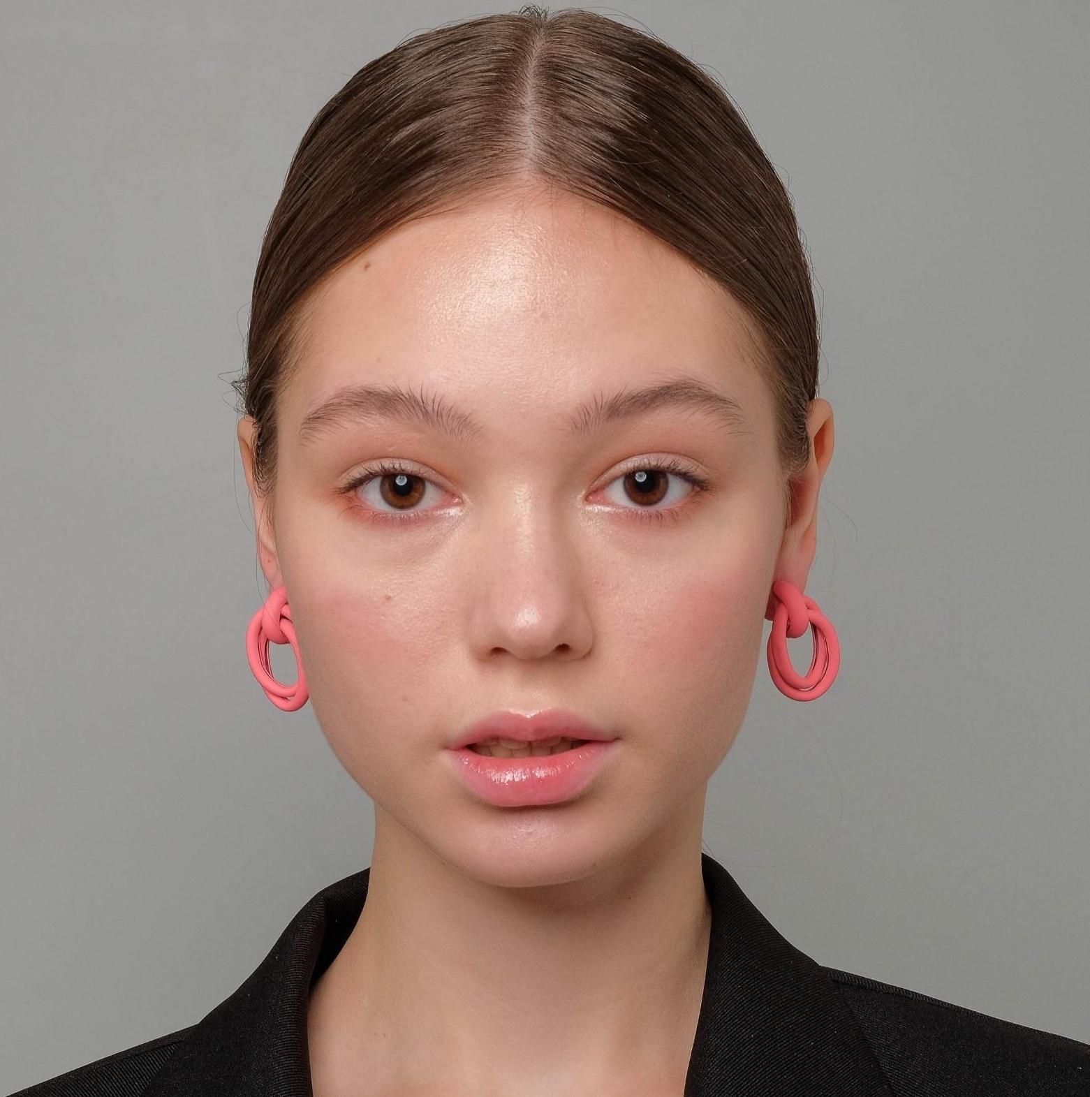 Серьги металл 