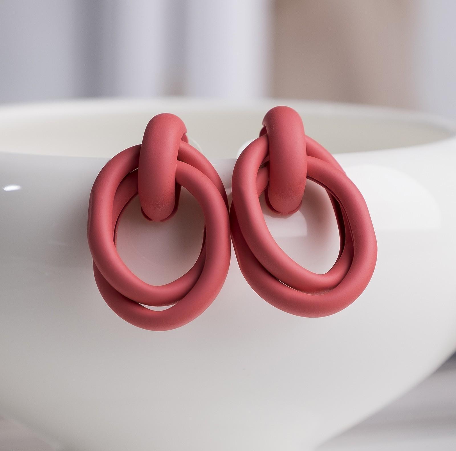 Серьги металл 