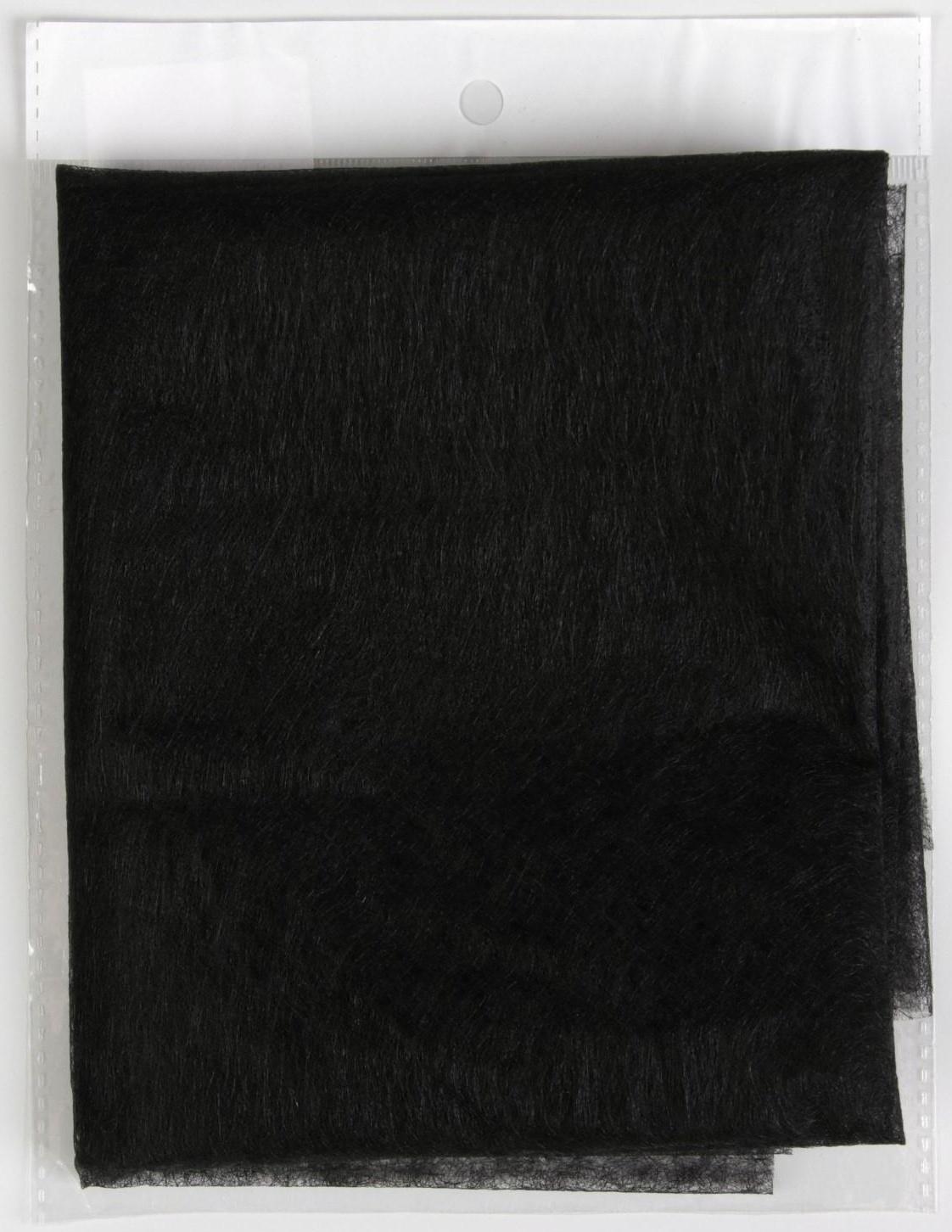 Паутинка клеевая, 23 гр/кв метр, 112 × 50 см, цвет чёрный