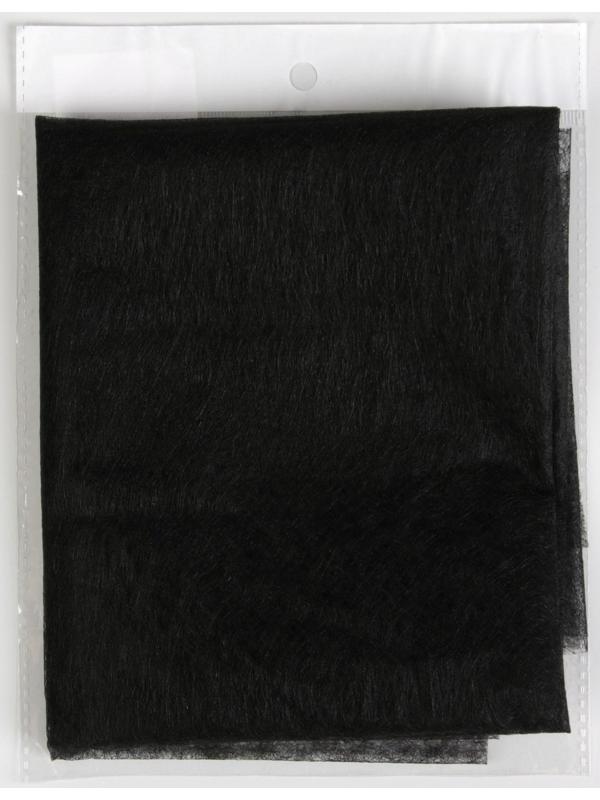 Паутинка клеевая, 23 гр/кв метр, 112 × 50 см, цвет чёрный