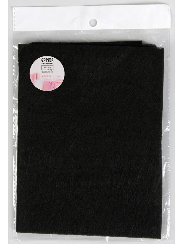 Паутинка клеевая, 32 гр/кв метр, 112 × 50 см, цвет чёрный