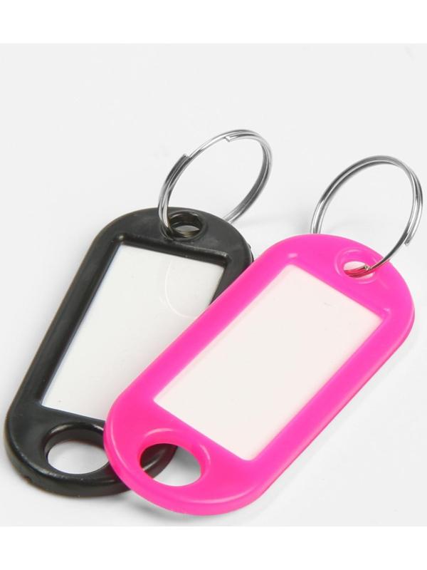 Бирка для ключей АЛЛЮР, пластик цвет микс