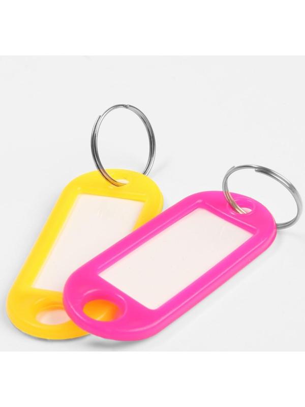 Бирка для ключей АЛЛЮР, пластик цвет микс