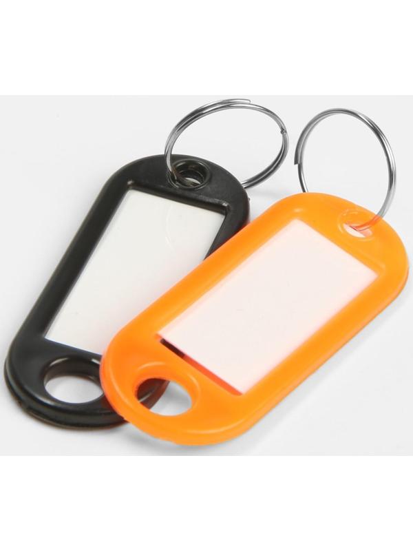 Бирка для ключей АЛЛЮР, пластик цвет микс