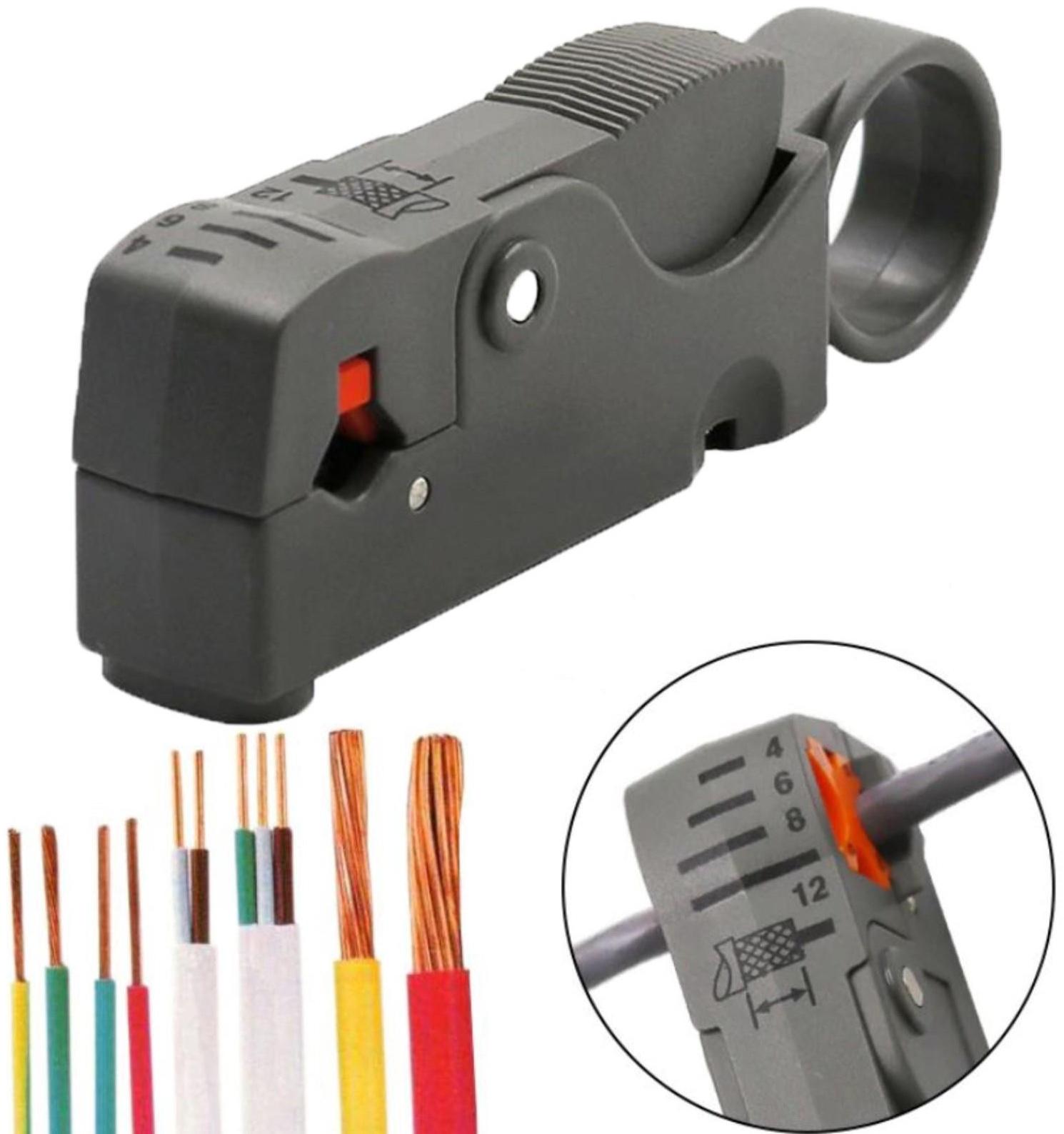 Стриппер TORSO для безопасной зачистки проводов 4-12 мм