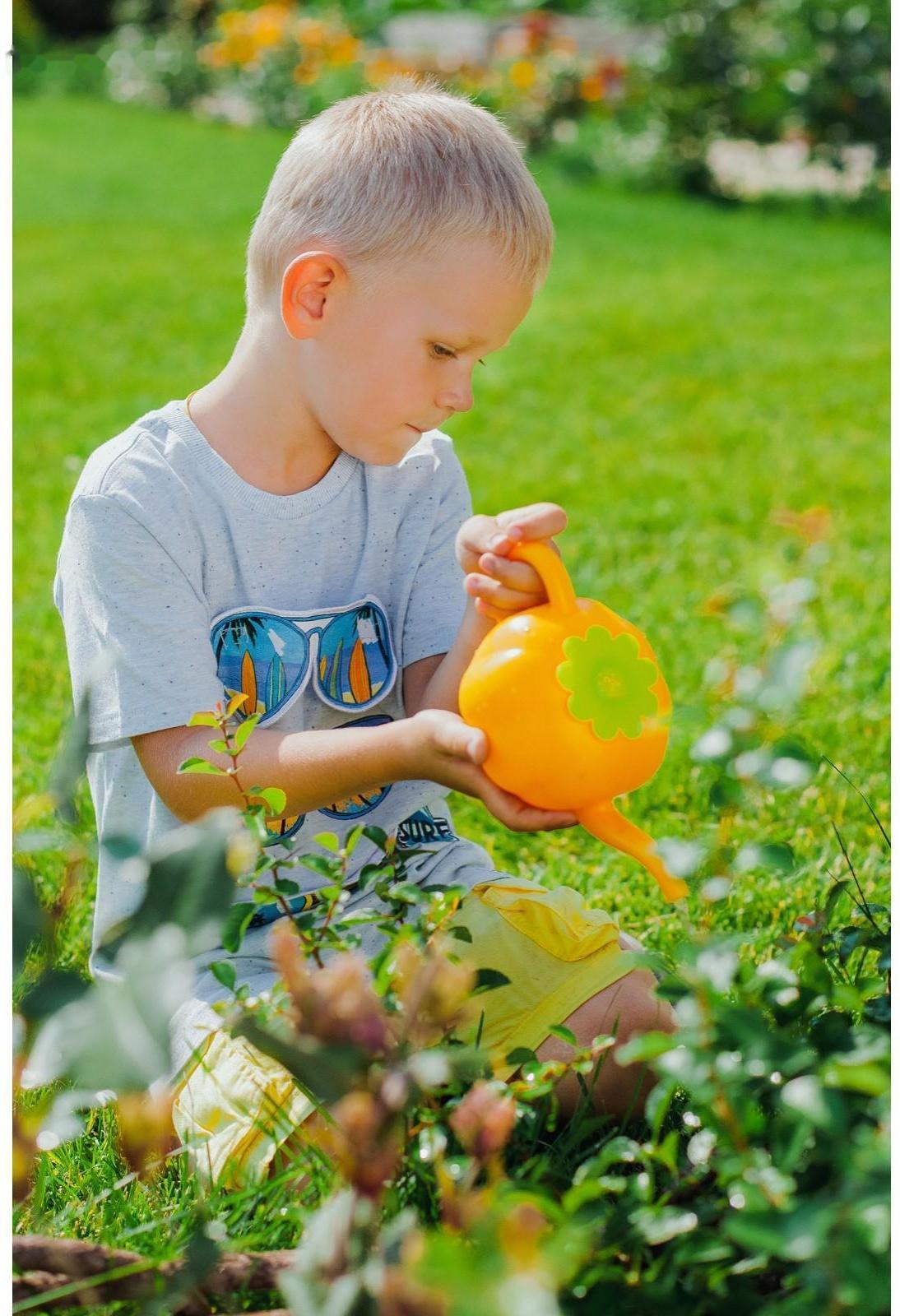 Лейка детская, 0.55 л, без рассеивателя, «Тыква»