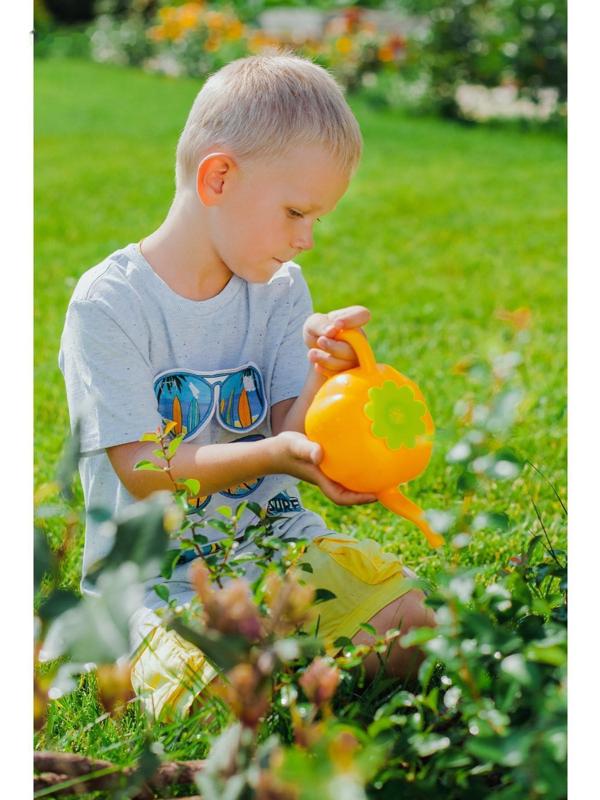 Лейка детская, 0.55 л, без рассеивателя, «Тыква»