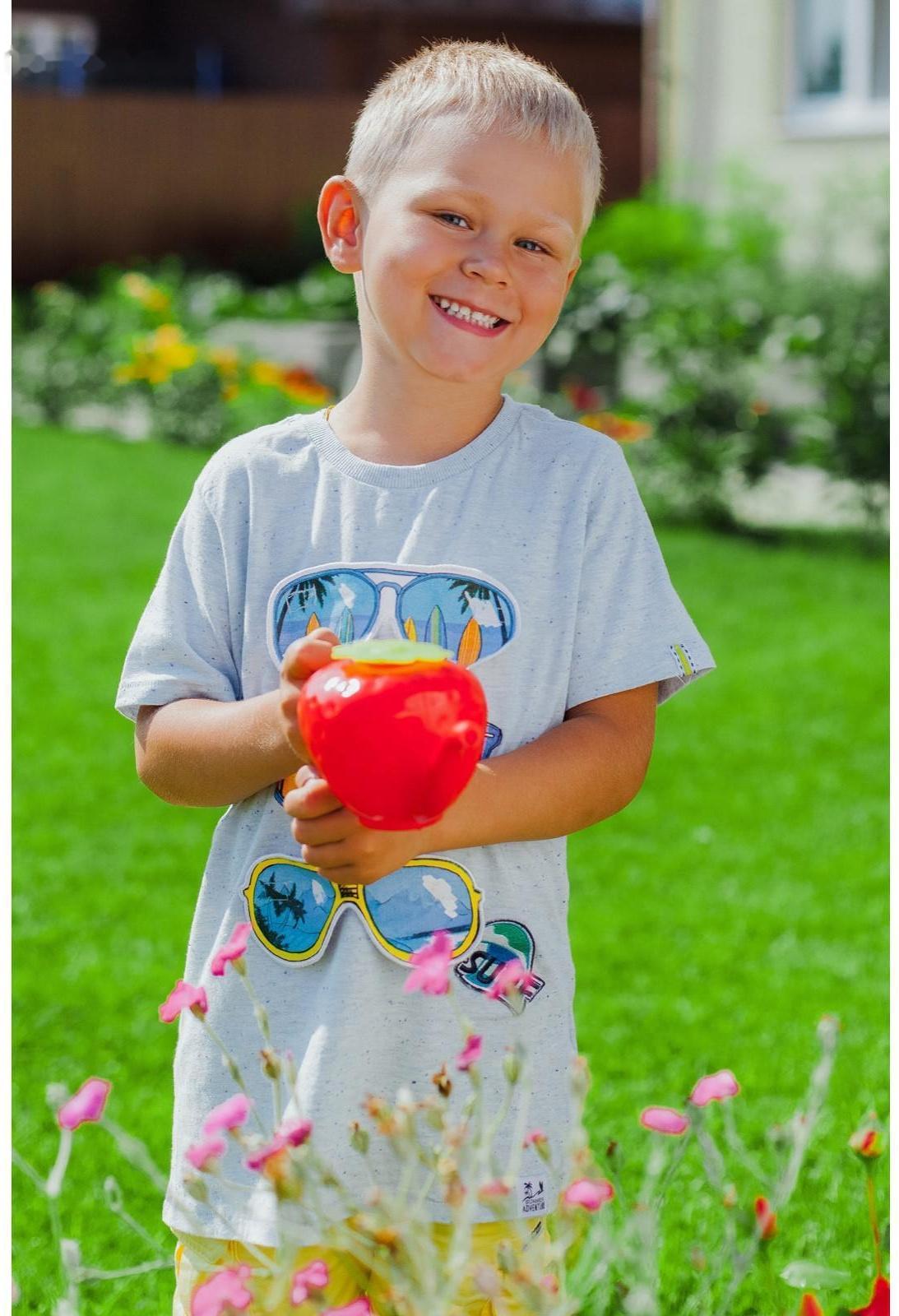 Лейка детская, 0.55 л, без рассеивателя, «Клубника»