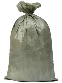 Мешок ПП, 55 × 95 см, на 50 кг, зелёный