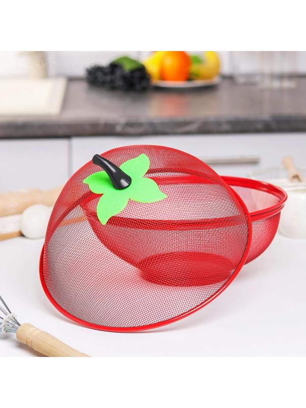 Сито с крышкой для хранения продуктов Доляна «Вкус», d=25 см, цвет МИКС