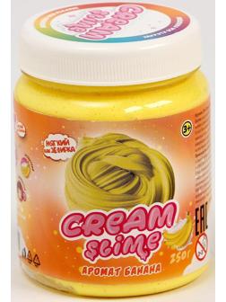 Игрушка ТМ «Slime»Cream-Slime с ароматом банана, 250 г