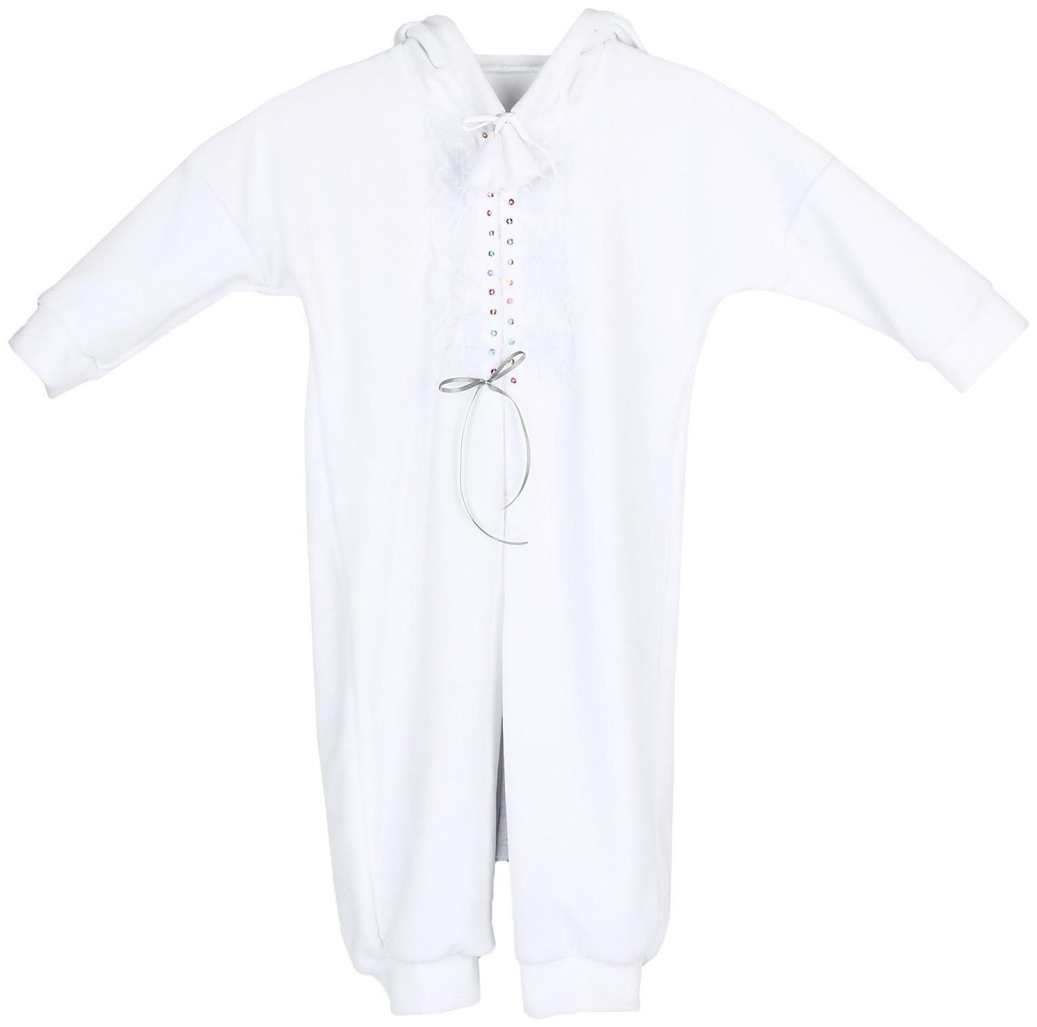 Карнавальный костюм для малышей «Мышка с декором», велюр, хлопок, рост 74-92 см