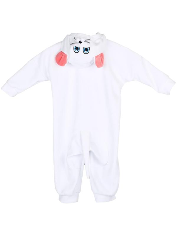 Карнавальный костюм для малышей «Мышка с декором», велюр, хлопок, рост 74-92 см