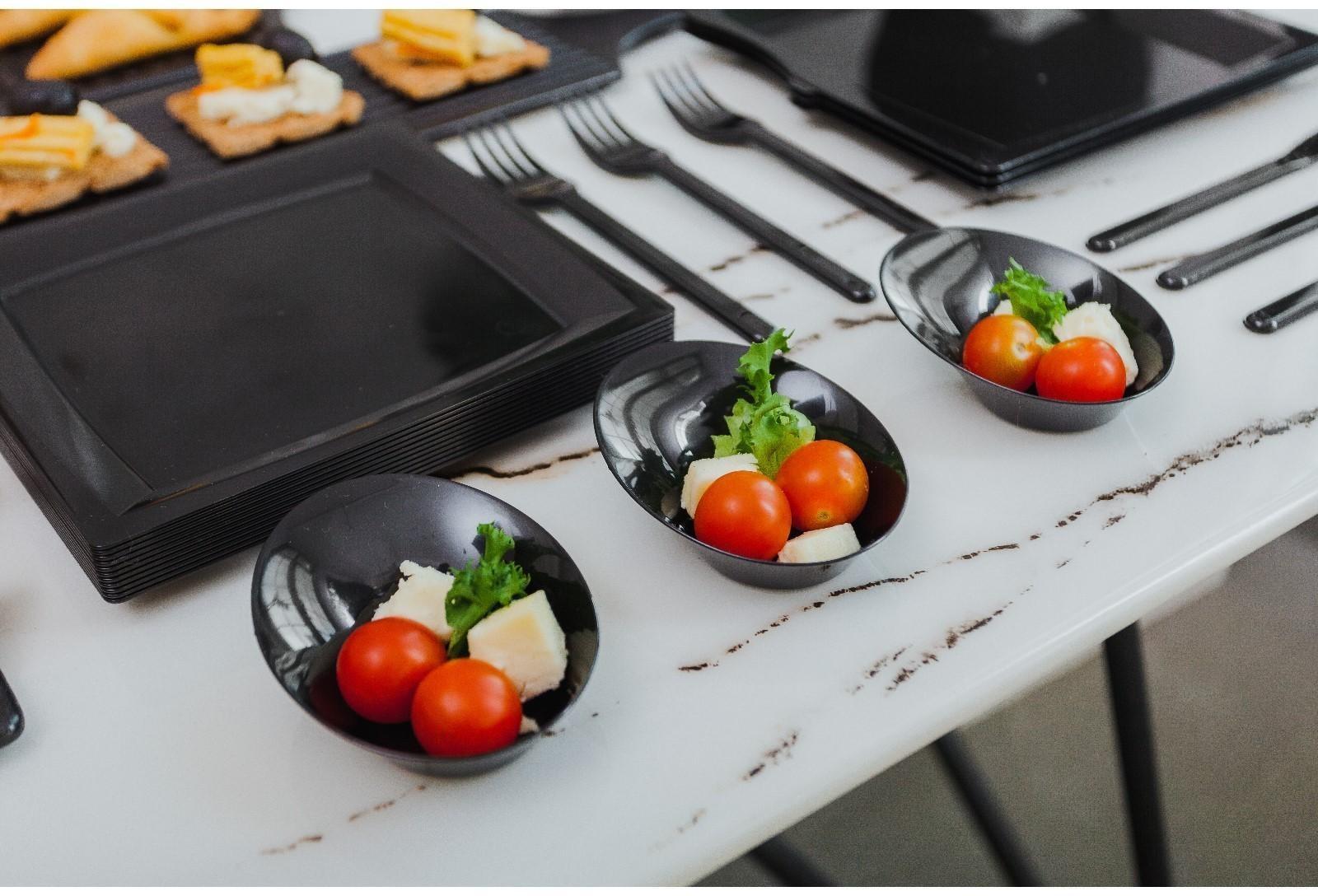 Форма одноразовая «Содо», 50 мл, 9,5 см, цвет чёрный