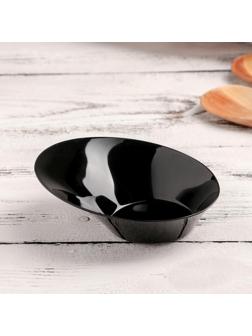 Форма одноразовая «Содо», 50 мл, 9,5 см, цвет чёрный