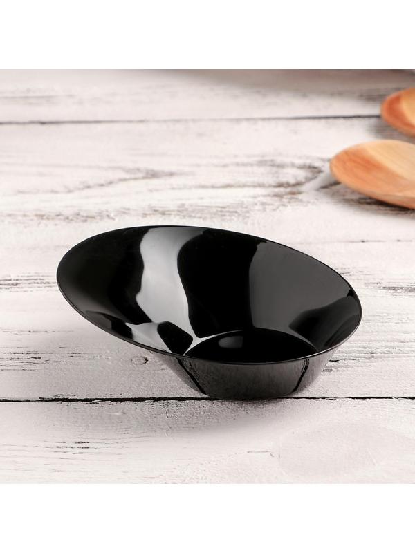 Форма одноразовая «Содо», 50 мл, 9,5 см, цвет чёрный