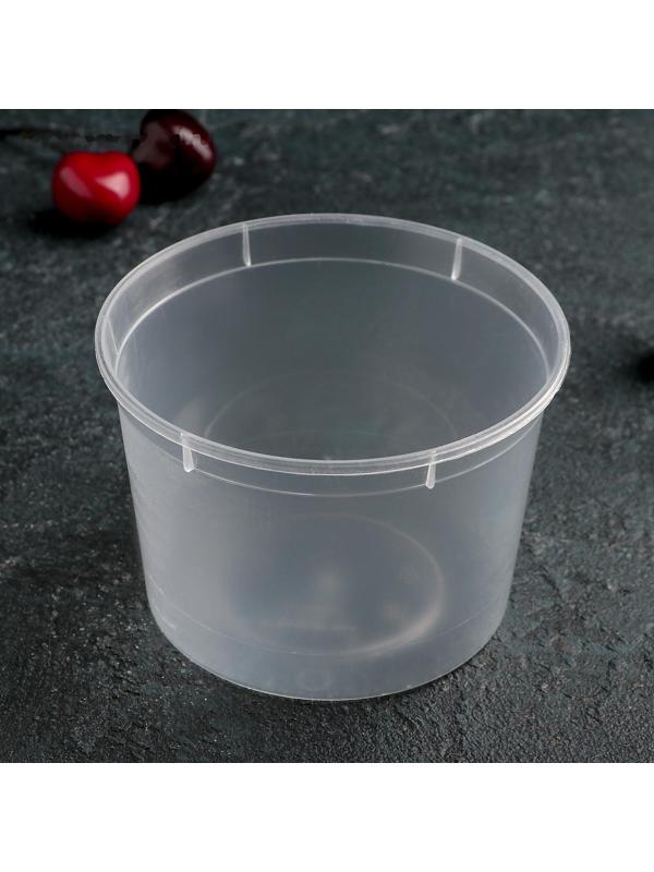 Банка «Супница», 500 мл, 25 шт/уп, цвет прозрачный