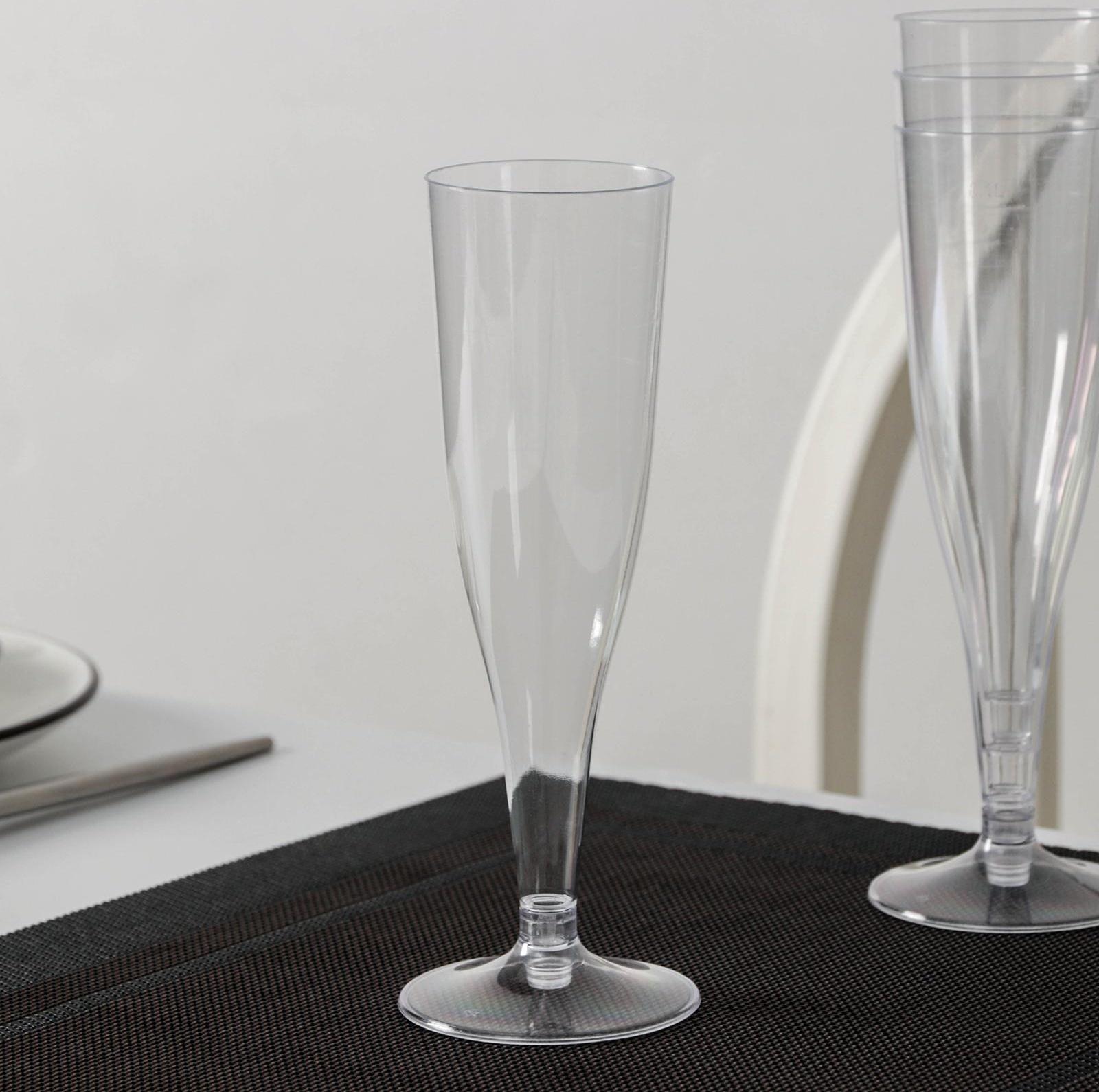 Бокал для шампанского «Флютэ», 100 мл, 6 шт/уп, цвет МИКС